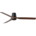 FARO 33831WT - Вентилатор за таван PUNT TUB M кафяв/черен Ø 132 см Wi-Fi Tuya + дистанционно управление