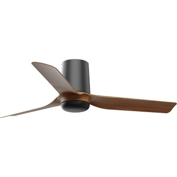 FARO 33835 - Вентилатор за таван MINI PUNT TUB S кафяв/черен Ø 90 см + дистанционно управление