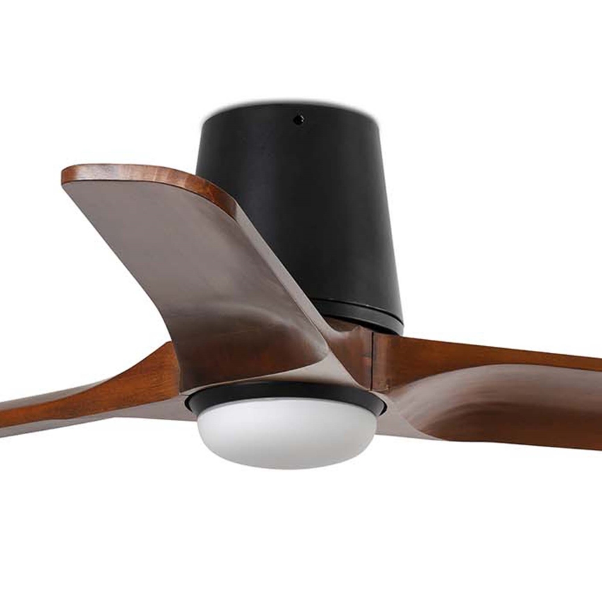 FARO 33837WT-1TW - LED Димируем таванен вентилатор HEYWOOD TUB S LED/10W/230V 2700/4000/6000K бор/бял Ø 90 см Wi-Fi Tuya + дистанционно управление