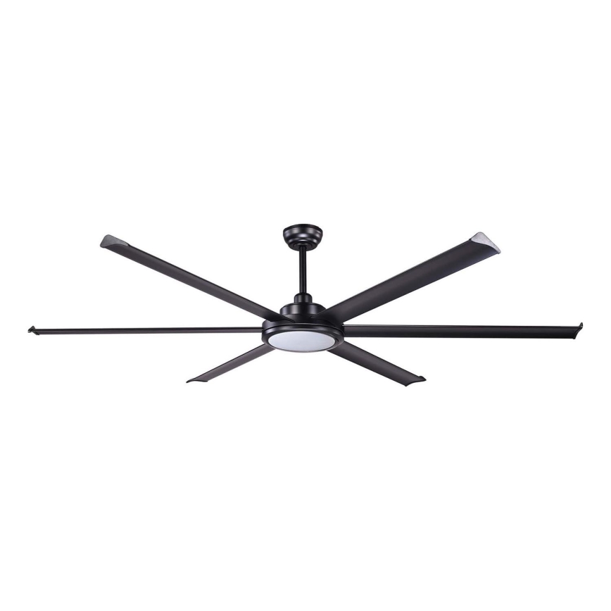 FARO 34203-130 - LED Вентилатор за таван ROTTERDAM XL LED/32W/230V черен Ø 200 см + дистанционно управление