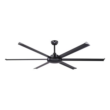 FARO 34203 - Вентилатор за таван ROTTERDAM XL черен Ø 200 см + дистанционно управление