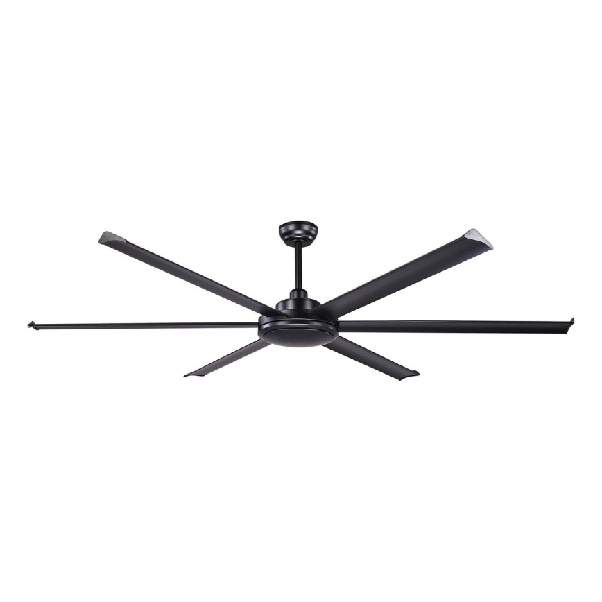 FARO 34203 - Вентилатор за таван ROTTERDAM XL черен Ø 200 см + дистанционно управление