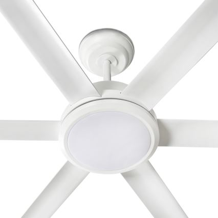 FARO 34206-130 - LED Димируем таванен вентилатор ROTTERDAM XXL LED/32W/230V бял Ø 250 см + дистанционно управление