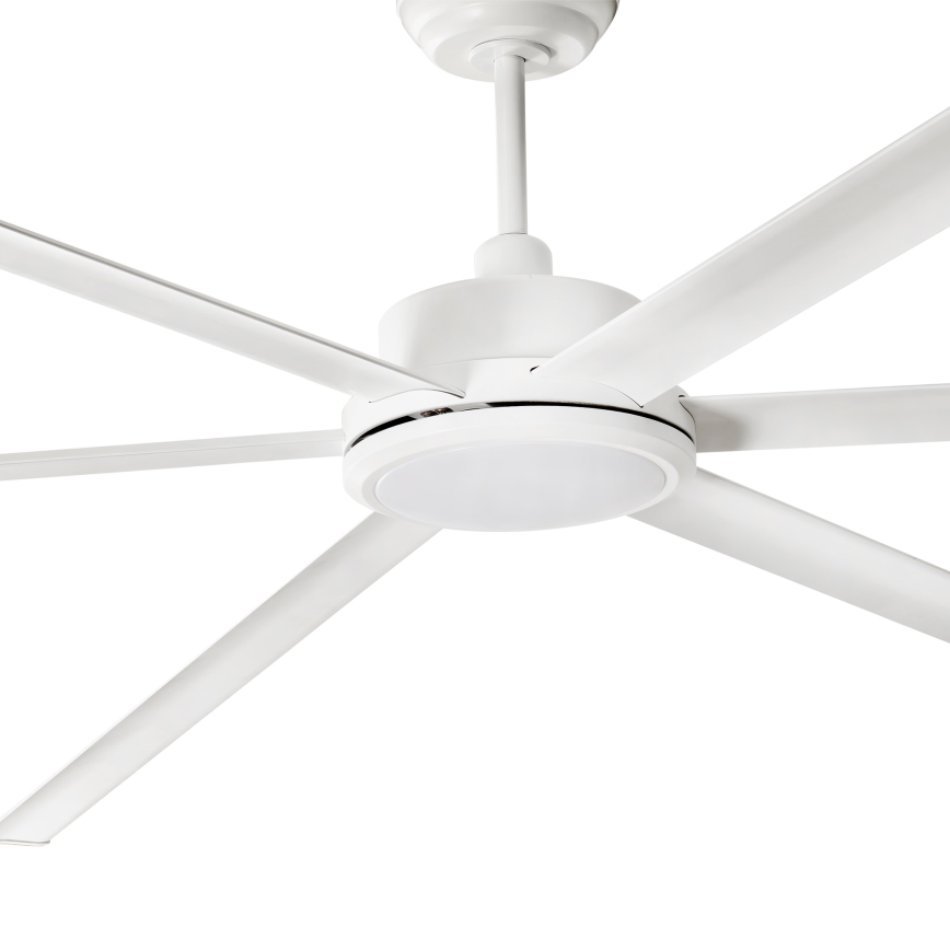 FARO 34206-130 - LED Димируем таванен вентилатор ROTTERDAM XXL LED/32W/230V бял Ø 250 см + дистанционно управление