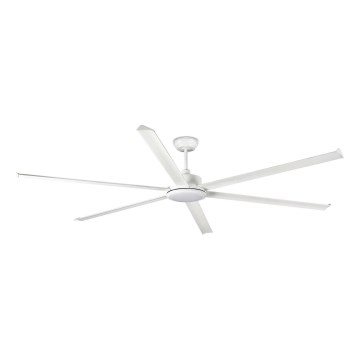 FARO 34206-130 - LED Димируем таванен вентилатор ROTTERDAM XXL LED/32W/230V бял Ø 250 см + дистанционно управление