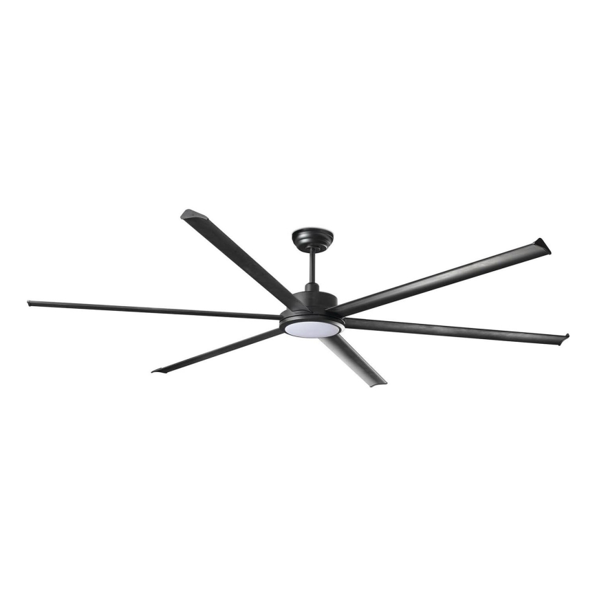 FARO 34207-130 - LED Димируем таванен вентилатор ROTTERDAM XXL LED/32W/230V черен Ø 250 см + дистанционно управление