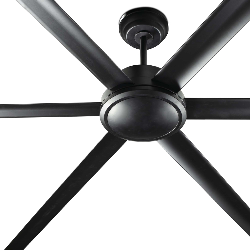 FARO 34207 - Вентилатор за таван ROTTERDAM XXL черен Ø 250 см + дистанционно управление