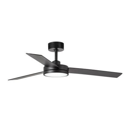 FARO 34261 - LED Вентилатор за таван BARTH LED/24W/230V черен + дистанционно управление