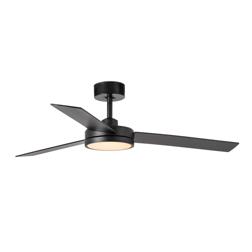 FARO 34261 - LED Вентилатор за таван BARTH LED/24W/230V черен + дистанционно управление