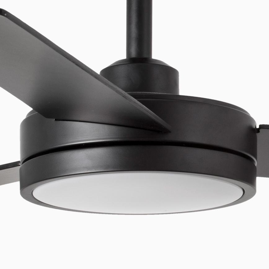 FARO 34261 - LED Вентилатор за таван BARTH LED/24W/230V черен + дистанционно управление