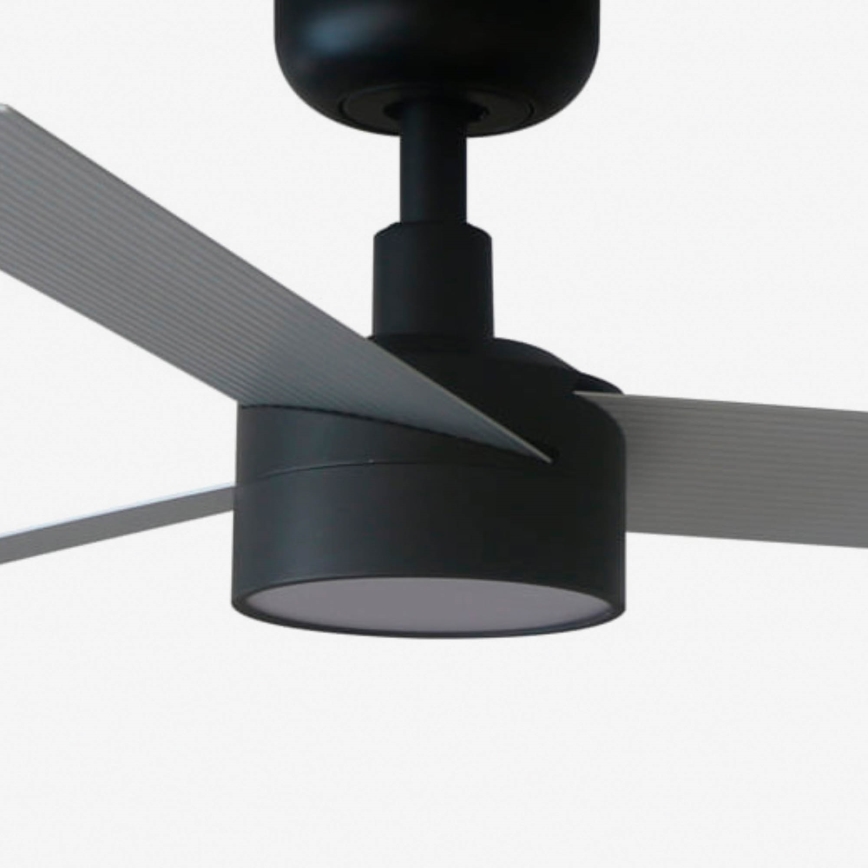 FARO 34285WT1S - LED димируем таванен вентилатор CRUISER с LED/18W/230V 2700/3000/4000K Ø 106 cm сив/черен Wi-Fi Tuya + дистанционно управление