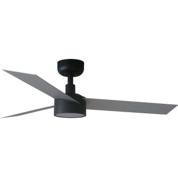 FARO 34285WT1S - LED димируем таванен вентилатор CRUISER с LED/18W/230V 2700/3000/4000K Ø 106 cm сив/черен Wi-Fi Tuya + дистанционно управление