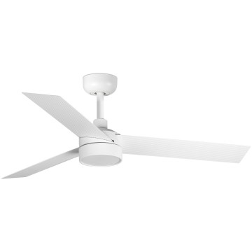 FARO 34288WT1S - LED димируем таванен вентилатор CRUISER S LED/18W/230V 2700/3000/4000K Ø 106 см бял Wi-Fi Tuya + дистанционно управление