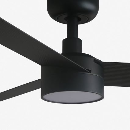 FARO 34289-1TW - LED димируем таванен вентилатор CRUISER S LED/18W/230V 2700/3000/4000K Ø 106 см, черен + дистанционно управление
