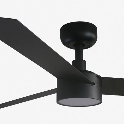 FARO 34291-1TW - LED димируем таванен вентилатор CRUISER LED/20W/230V 2700/3000/4000K Ø 132 cm черен + дистанционно управление