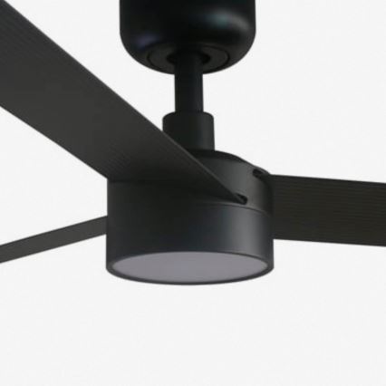 FARO 34291WT1S - LED димируем таванен вентилатор CRUISER L, LED 18W, 230V, 2700/3000/4000K, диаметър 132 см, черен, Wi‑Fi Tuya + дистанционно управление