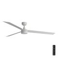 FARO 34292-1TW - LED Димируем вентилатор CRUISER LED/20W/230V 2700/4000/6500K Ø 160 см бял + дистанционно управление