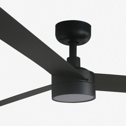 FARO 34293-1TW - LED Димируем таванен вентилатор CRUISER XL LED/18W/230V 2700/4000/6500K Ø 160 см черен + дистанционно управление