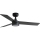 FARO 34296WT-1TW - LED Димируем таванен вентилатор RUDDER S LED/18W/230V 2700/4350/6000K черен/кафяв Ø 106 см Wi-Fi Tuya + дистанционно управление