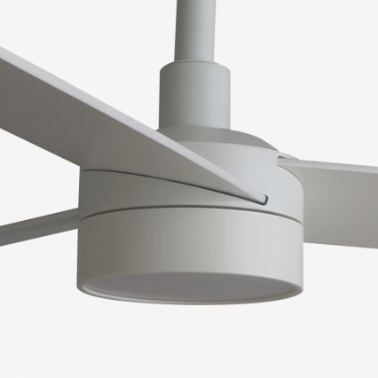 FARO 34297WT-1TW - LED Димируем таванен вентилатор RUDDER L LED/18W/230V 2700/4350/6000K бял Ø 132 см Wi-Fi Tuya + дистанционно управление