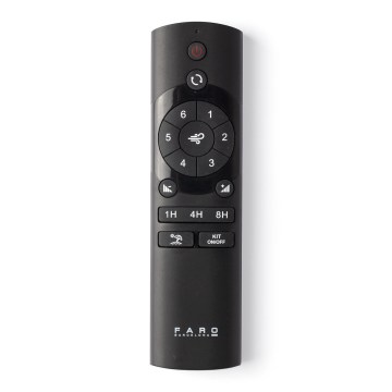 FARO 34304 - Дистанционно управление за вентилатори, 2xAAA, черно