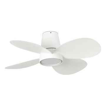 FARO 34315 - LED Димируем таванен вентилатор KLOVER S LED/20W/230V 2700/4000/6500K бял Ø 80 см + дистанционно управление
