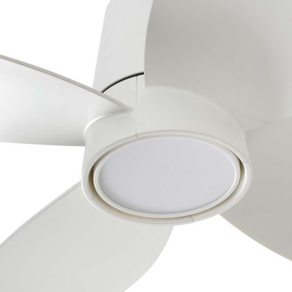 FARO 34315WT - LED Димируем таванен вентилатор KLOVER TUB S LED/20W/230V 2700/4000/6500K бял Ø 80 см Wi-Fi Tuya + дистанционно управление