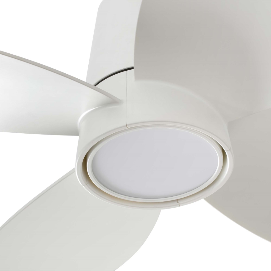 FARO 34315WT - LED Димируем таванен вентилатор KLOVER TUB S LED/20W/230V 2700/4000/6500K бял Ø 80 см Wi-Fi Tuya + дистанционно управление