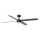 FARO 34356-1TW - LED Димируем таванен вентилатор RUDDER L LED/20W/230V черен/кафяв Ø 132 см + дистанционно управление