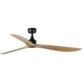 FARO 34360WT - Таванен вентилатор OUTWOOD L кафяв/черен Ø 150 см Wi-Fi Tuya IP44 + дистанционно управление