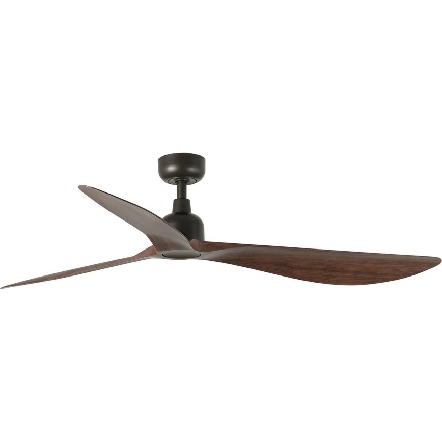 FARO 34362WT - Таванен вентилатор OUTWOOD L кафяв/черен, диаметър 150 см, Wi-Fi Tuya, IP44 + дистанционно управление