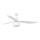 FARO 34363WT-11L - таван вентилатор OUTWOOD L 1xE27/15W/230V бял Ø150 cm Wi-Fi Tuya IP44 + дистанционно управление