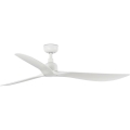 FARO 34363WT - Потолен вентилатор OUTWOOD L, бял, Ø 150 см, Wi-Fi Tuya, IP44 + дистанционно управление