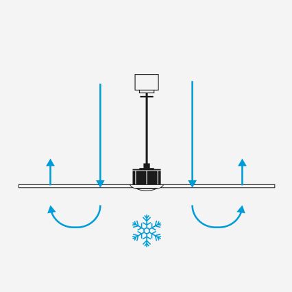 FARO 34371WT - Таванен вентилатор MARINE M, Ø 125 см, кафяв/черен, IP44, Wi-Fi Tuya + дистанционно управление