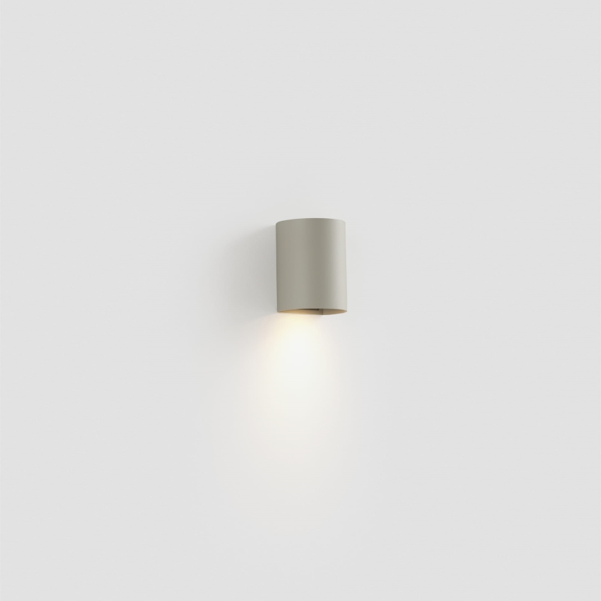 FARO 40524 - Аплик SOLE 1xGU10/8W/230V сив кръгла