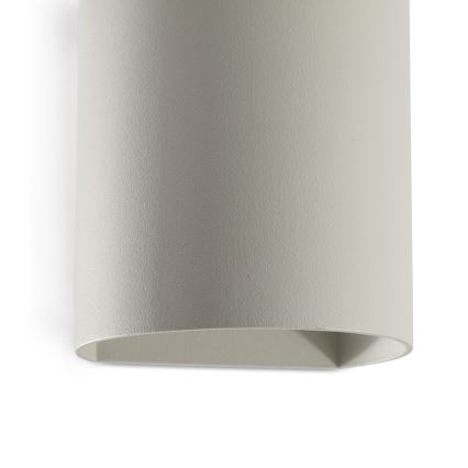 FARO 40524 - Аплик SOLE 1xGU10/8W/230V сив кръгла