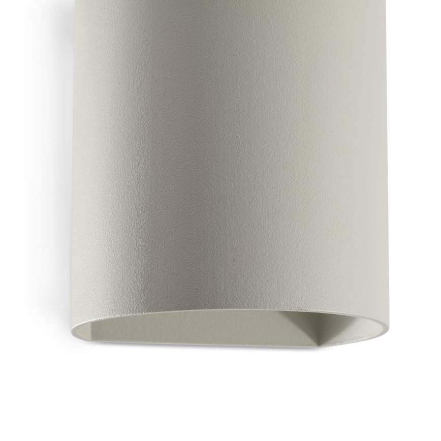 FARO 40524 - Аплик SOLE 1xGU10/8W/230V сив кръгла