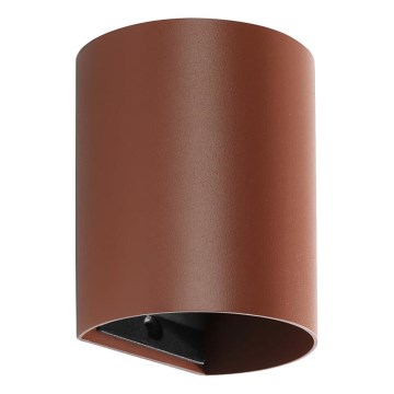 FARO 40525 - Аплик SOLE 1xGU10/8W/230V тухла кръгла