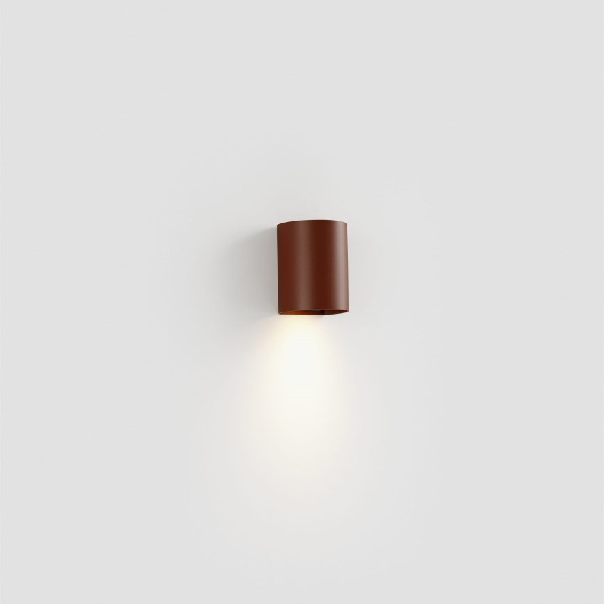 FARO 40525 - Аплик SOLE 1xGU10/8W/230V тухла кръгла