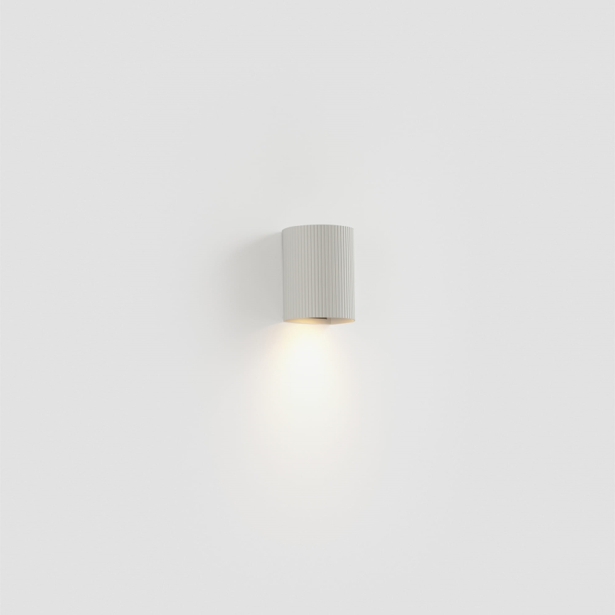 FARO 40526 - Аплик SOLE 1xGU10/8W/230V бял велпапе кръгла