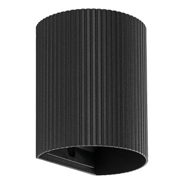 FARO 40527 - Аплик SOLE 1xGU10/8W/230V черен велпапе кръгла