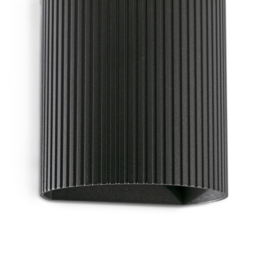 FARO 40527 - Аплик SOLE 1xGU10/8W/230V черен велпапе кръгла