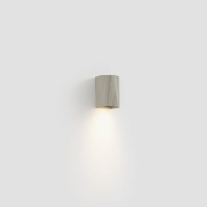 FARO 40528 - Аплик SOLE 1xGU10/8W/230V сив велпапе кръгла