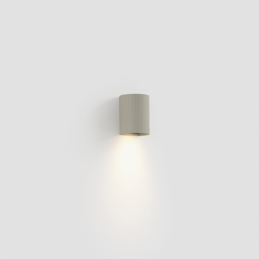 FARO 40528 - Аплик SOLE 1xGU10/8W/230V сив велпапе кръгла