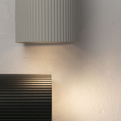 FARO 40528 - Аплик SOLE 1xGU10/8W/230V сив велпапе кръгла