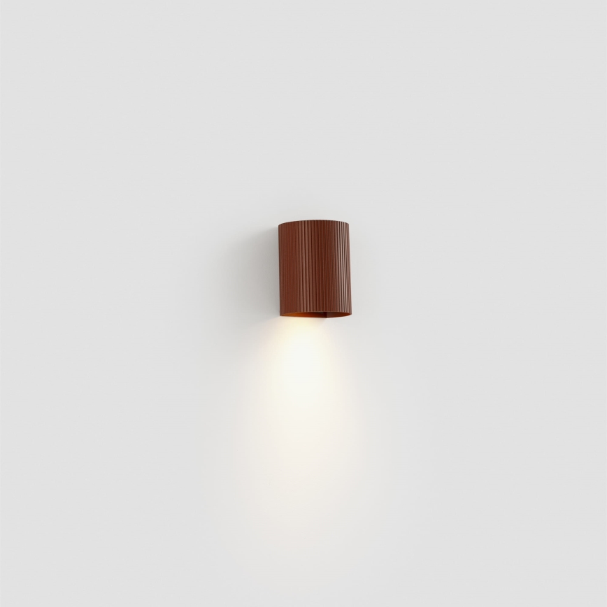 FARO 40529 - Аплик SOLE 1xGU10/8W/230V тухла велпапе кръгла
