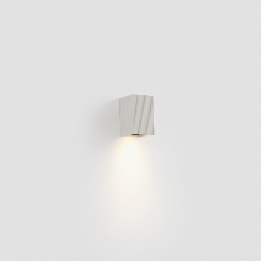 FARO 40534 - Аплик SOLE 1xGU10/8W/230V бял велпапе ъглов