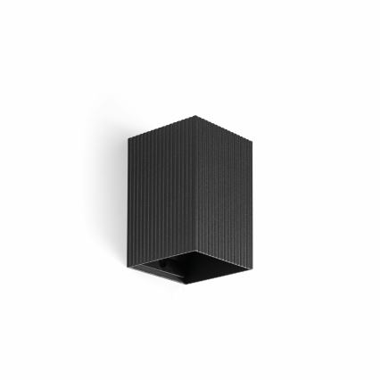 FARO 40535 - Аплик SOLE 1xGU10/8W/230V черен велпапе ъглов