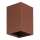 FARO 40537 - Аплик SOLE 1xGU10/8W/230V тухла велпапе ъглов