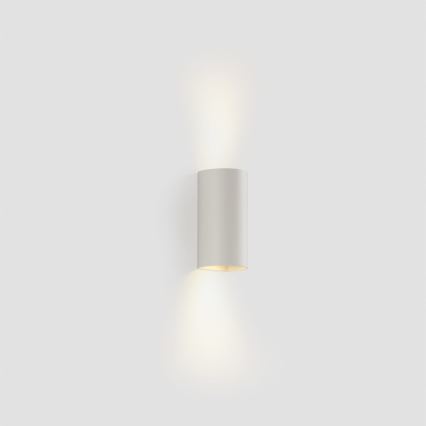 FARO 40538 - Аплик SOLE 2xGU10/8W/230V бял кръгла
